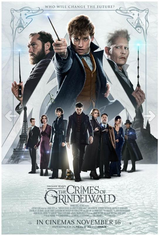 Animales fantasticos 2 2018 Los crimenes de Grindelwald ES EN